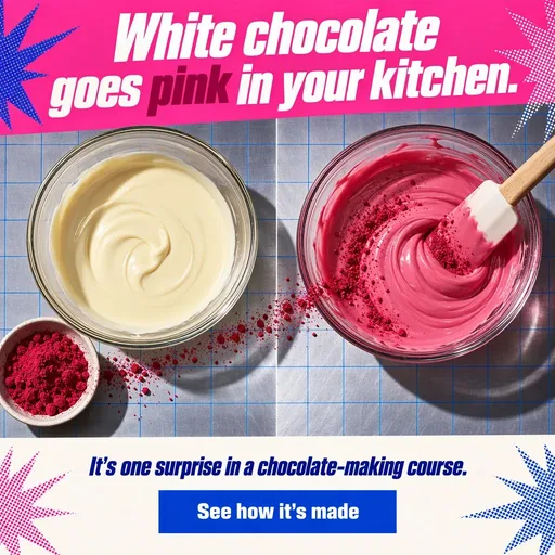 Example ad 2 from one brief for Bloom's chocolate course